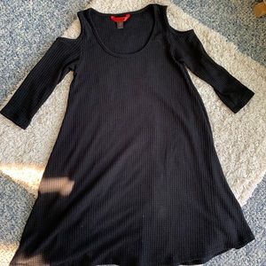 Black winter dress